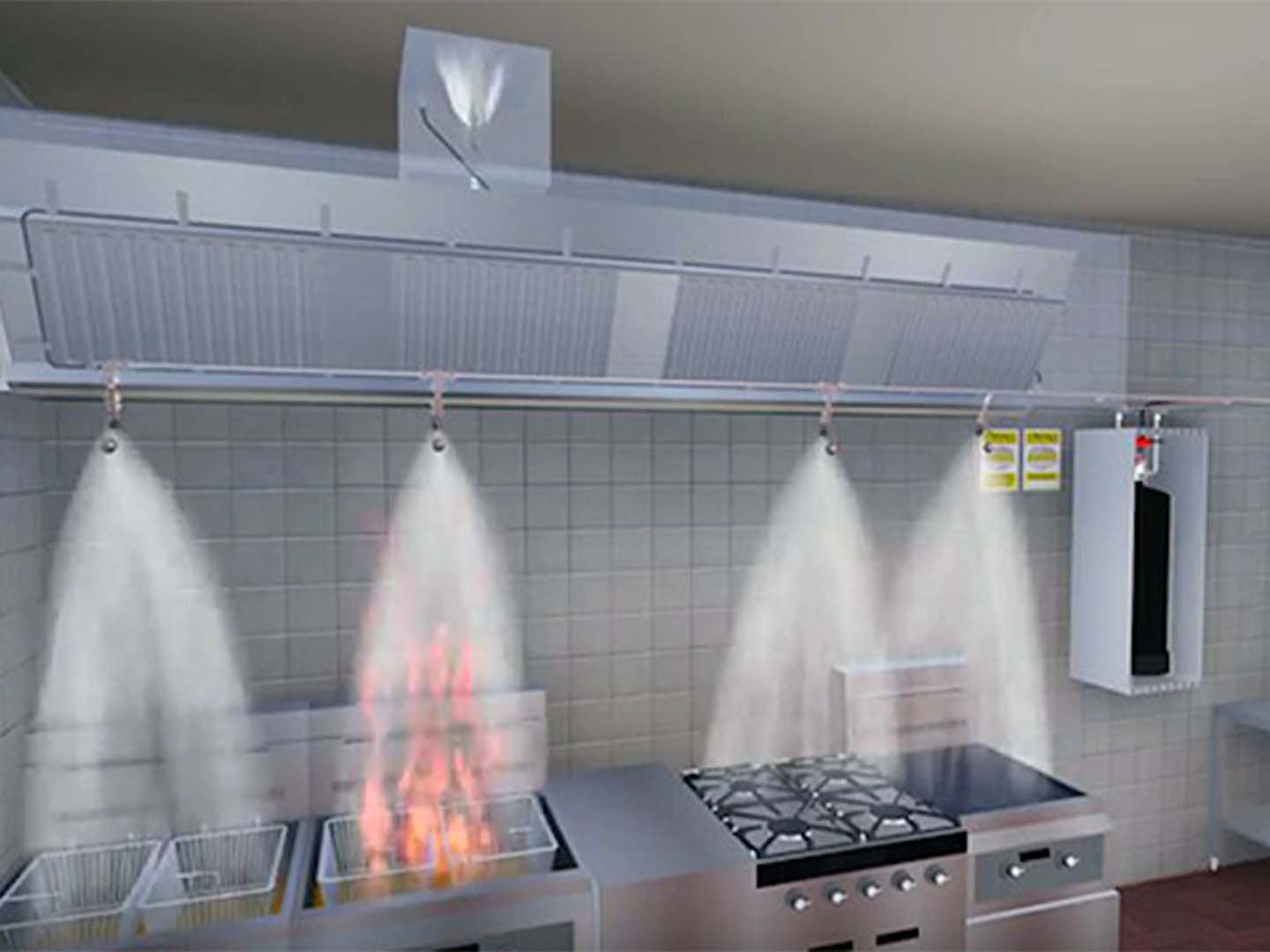 Davlumbaz Söndürme Sistemleri